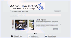 Desktop Screenshot of allfreedommobility.com